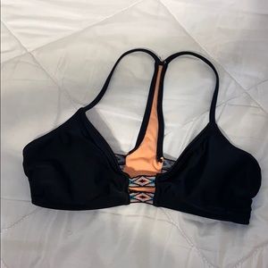 SOLD black and detail bikini top